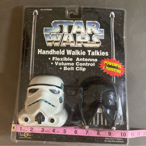 90s Star Wars Darth Vader & Stromtrooper Walkie Talkies - Picture 6 of 7